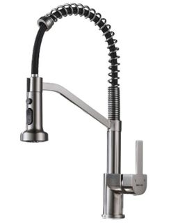 Смеситель для кухни Shevanik S963L сатин